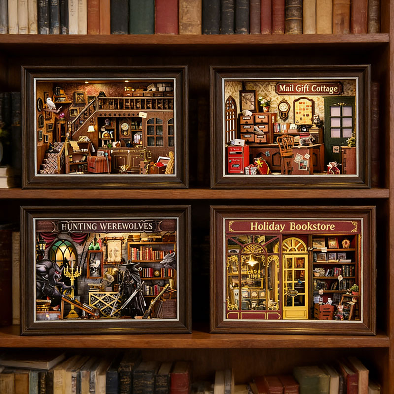 DIY 3D Ahşap Kitap Köşesi Kiti - Engraved Wood Frame incelemesi ve fiyatı