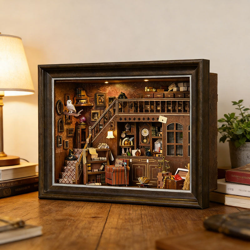 DIY 3D Ahşap Kitap Köşesi Kiti - Engraved Wood Frame incelemesi ve fiyatı