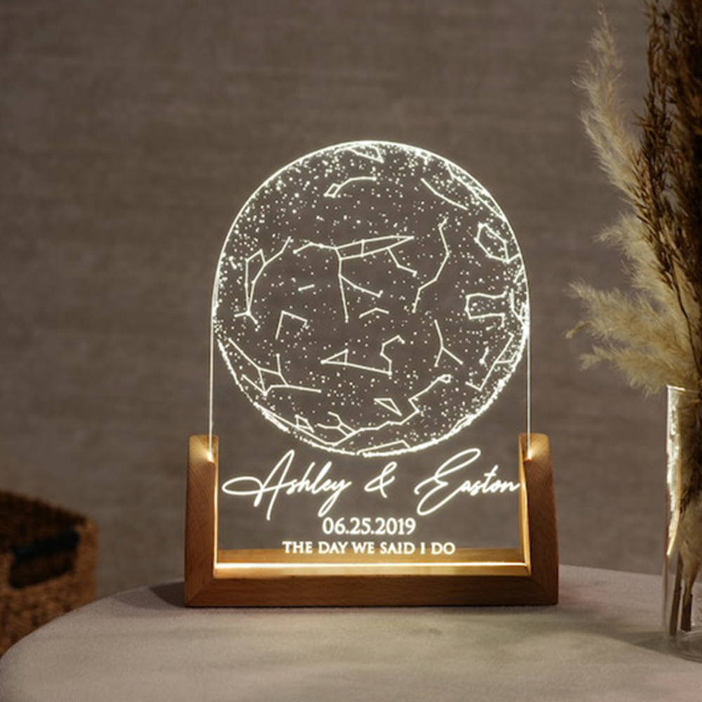 Tarih Göre Özel Yıldız Haritas - Custom Star Map incelemesi ve fiyatı