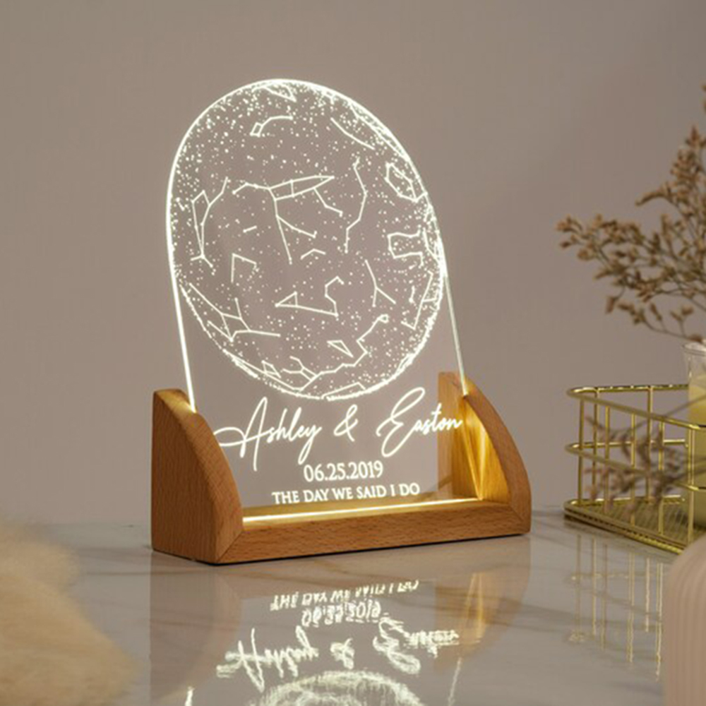 Tarih Göre Özel Yıldız Haritas - Custom Star Map incelemesi ve fiyatı