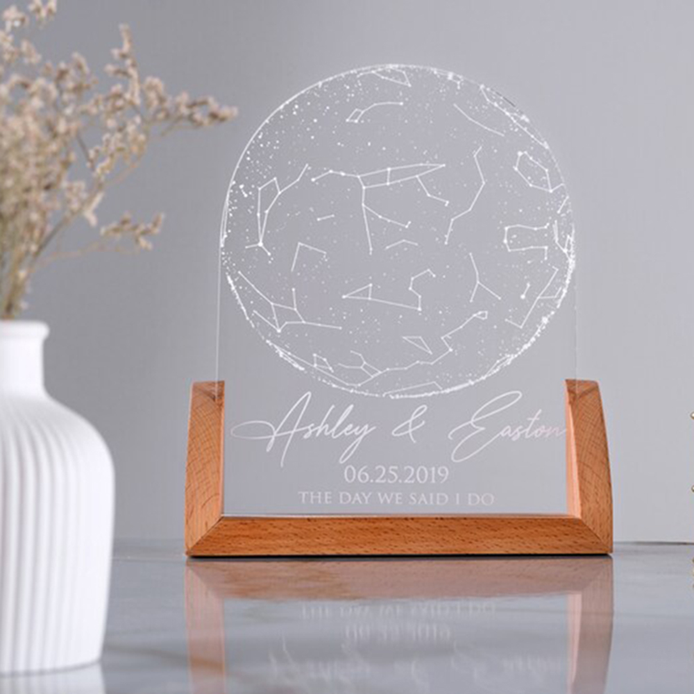 Tarih Göre Özel Yıldız Haritas - Custom Star Map incelemesi ve fiyatı