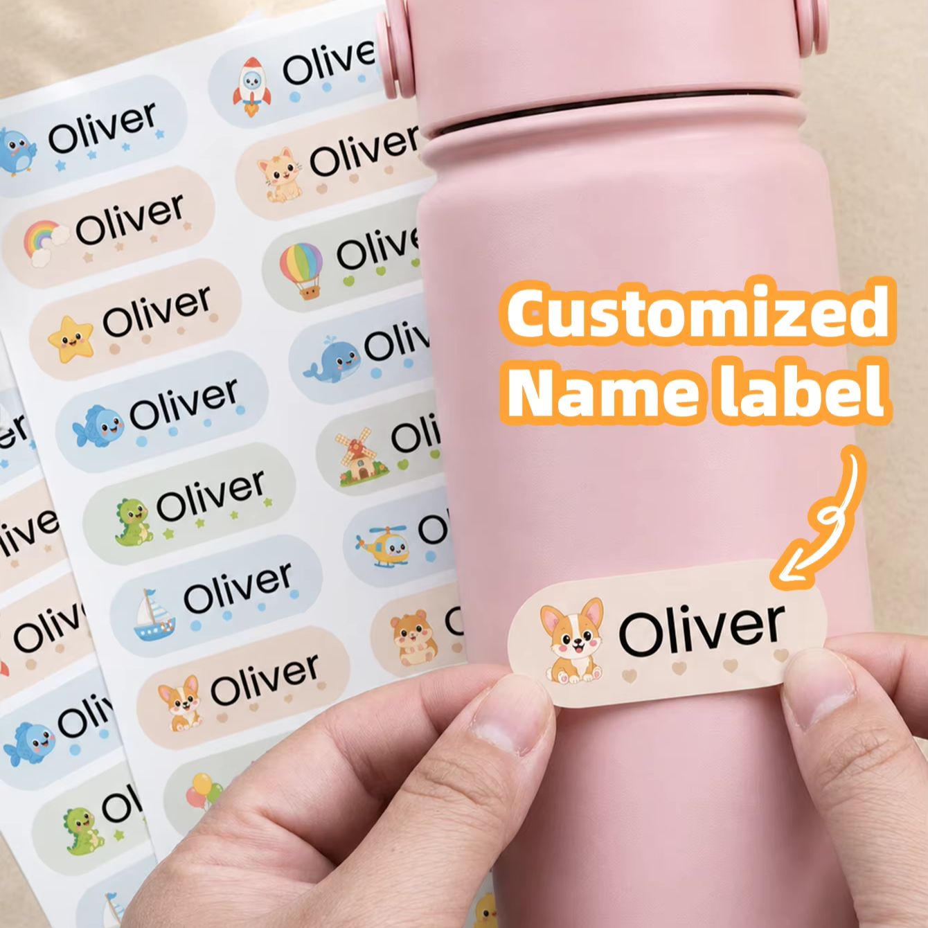1-400 Adet Özel Çizgi Film İsi - Personalised Candle Label incelemesi ve fiyatı