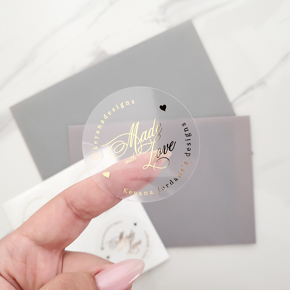 Özel 50 adet Yuvarlak Altın Fo - Personalised Candle Label incelemesi ve fiyatı