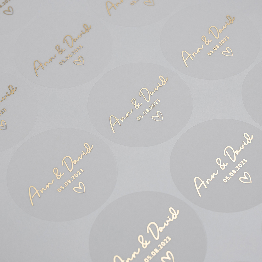 Özel 50 adet Yuvarlak Altın Fo - Personalised Candle Label incelemesi ve fiyatı