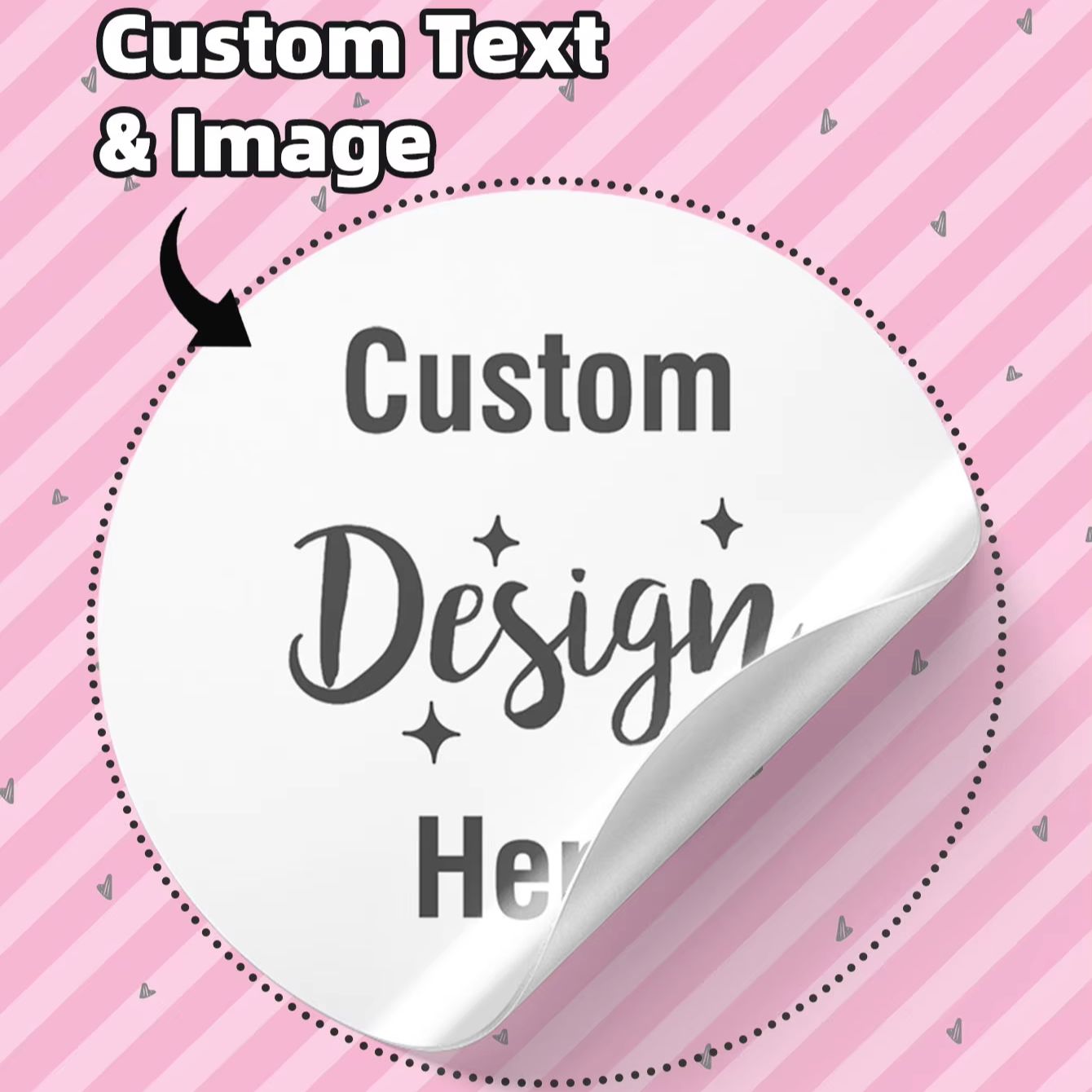 3/5/6CM Özel Su Geçirmez Yuvar - Personalised Candle Label incelemesi ve fiyatı