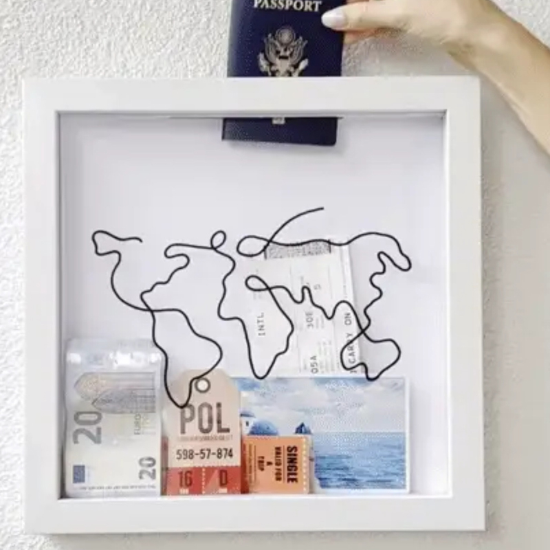 Ahşap Depolama Raf Fotoğraf Çe - Engraved Wood Frame incelemesi ve fiyatı