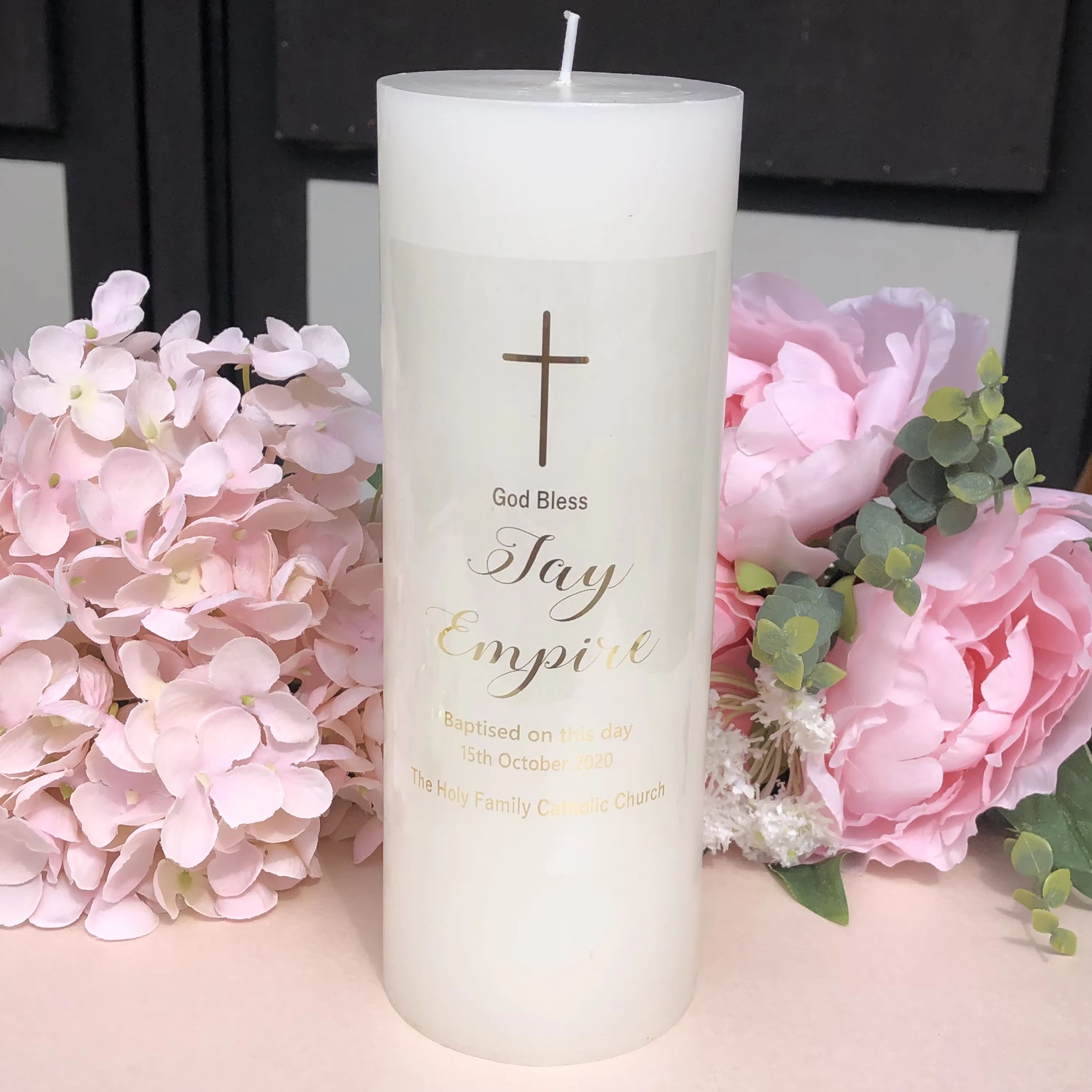 1 kişiselleştirilmiş İlk commu - Personalised Candle Label incelemesi ve fiyatı