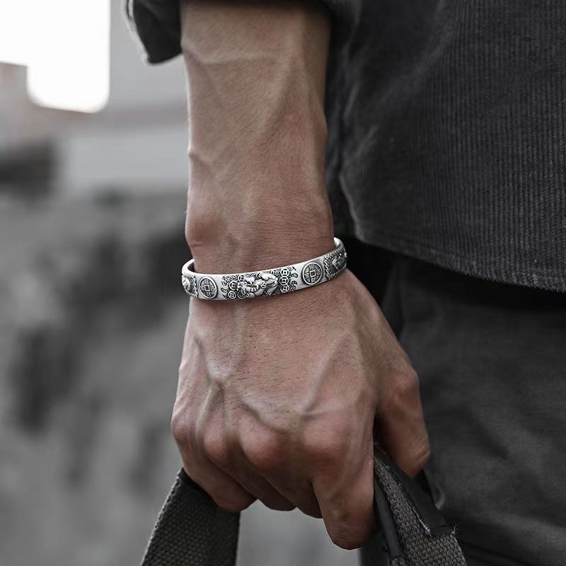Klasik Retro çin mitoloji şans - Coordinates Bracelet incelemesi ve fiyatı